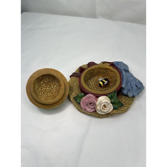 Trinket Gift Box‎ Figi Graphics Bee in My Bonnet 1995 Garden Lovers - Picture 4 of 8